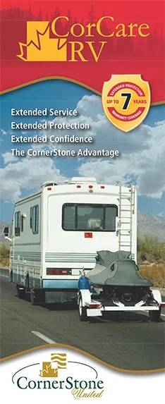 Cornerstone RV Warranty brochure cover